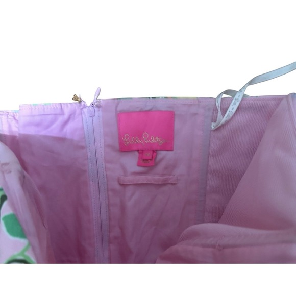 Lilly Pulitzer Kylo Strapless Skirted Romper Via Amore Spritzer 012393 Sz 10 - Picture 3 of 5